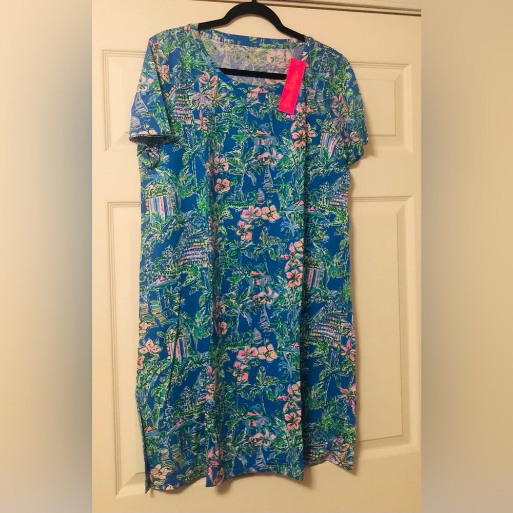 Floral Blue Dress Lilly Pulitzer Cody Dress